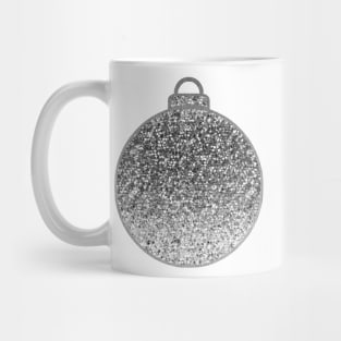 Silver Christmas bauble Mug